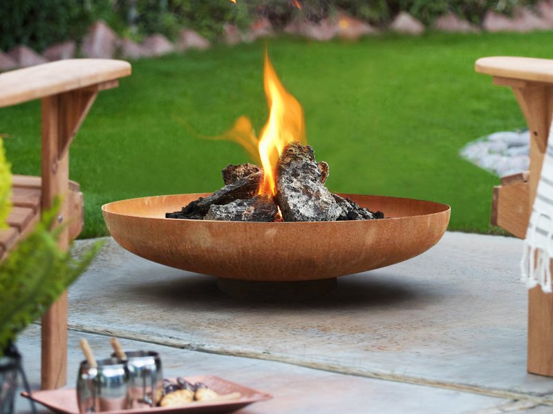 Outdoor Brazier Bowl Fire Pit 80cm Crazy Sales We Have The Best Daily Deals Online