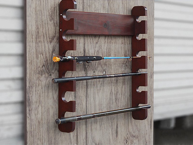fishing rod rack