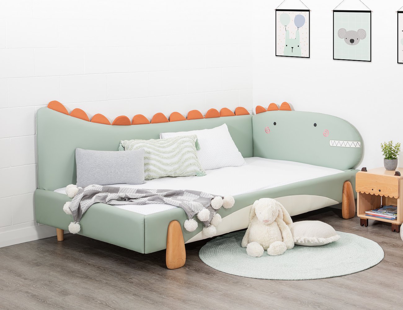 dinosaur single bed frame